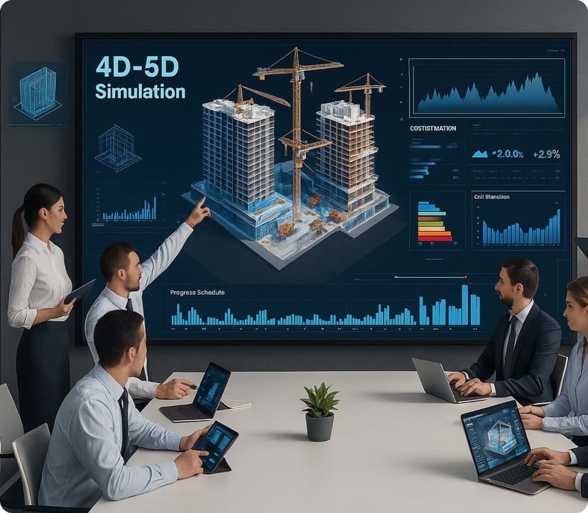 4D-5D CONSTUCTION SIMULATION